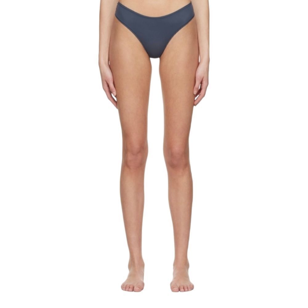 Skims NWT‎ Plus Size Fits Everybody Soft Jersey Dipped Thong In Deep Royal sz 4X